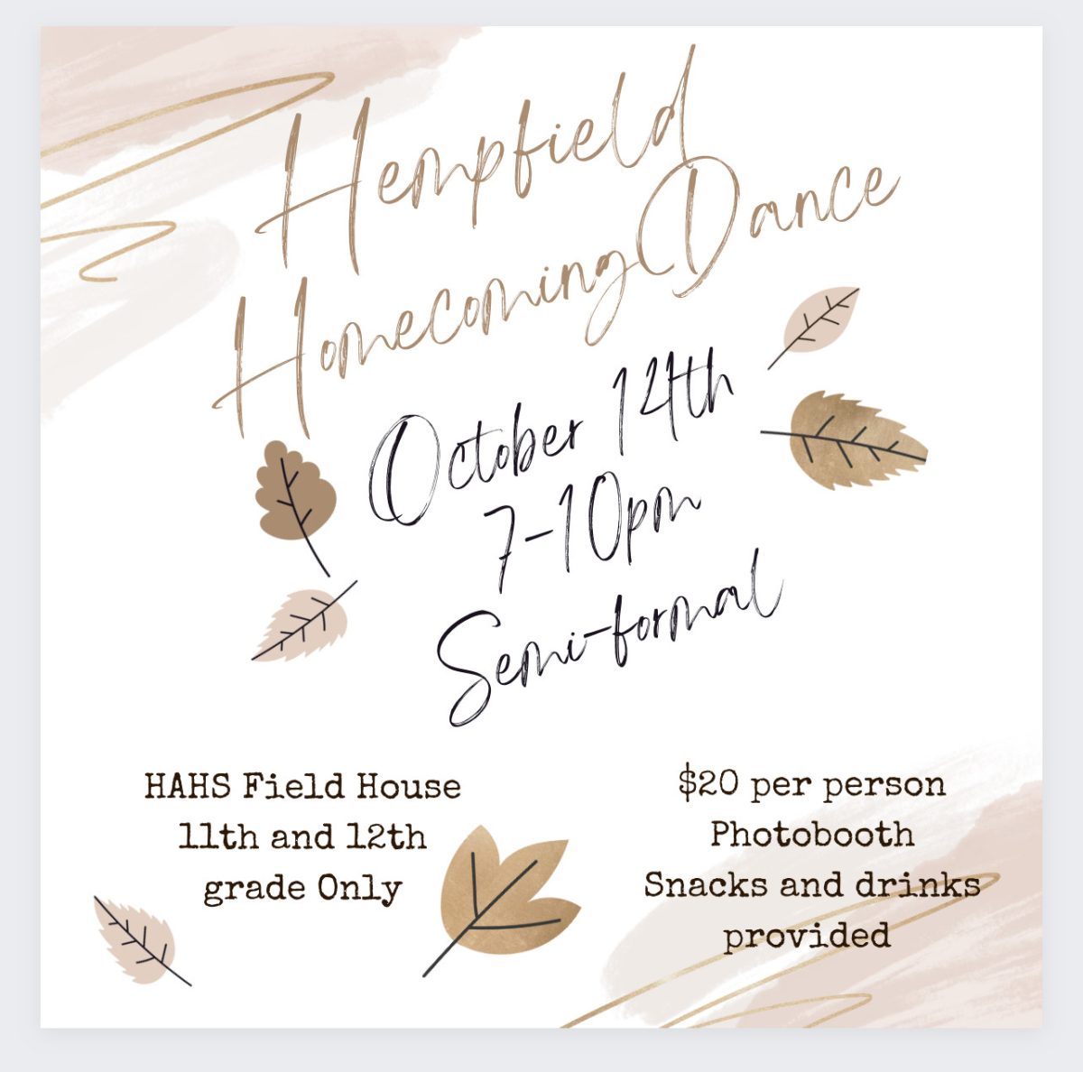 Save the Date - 2023 Homecoming Dance