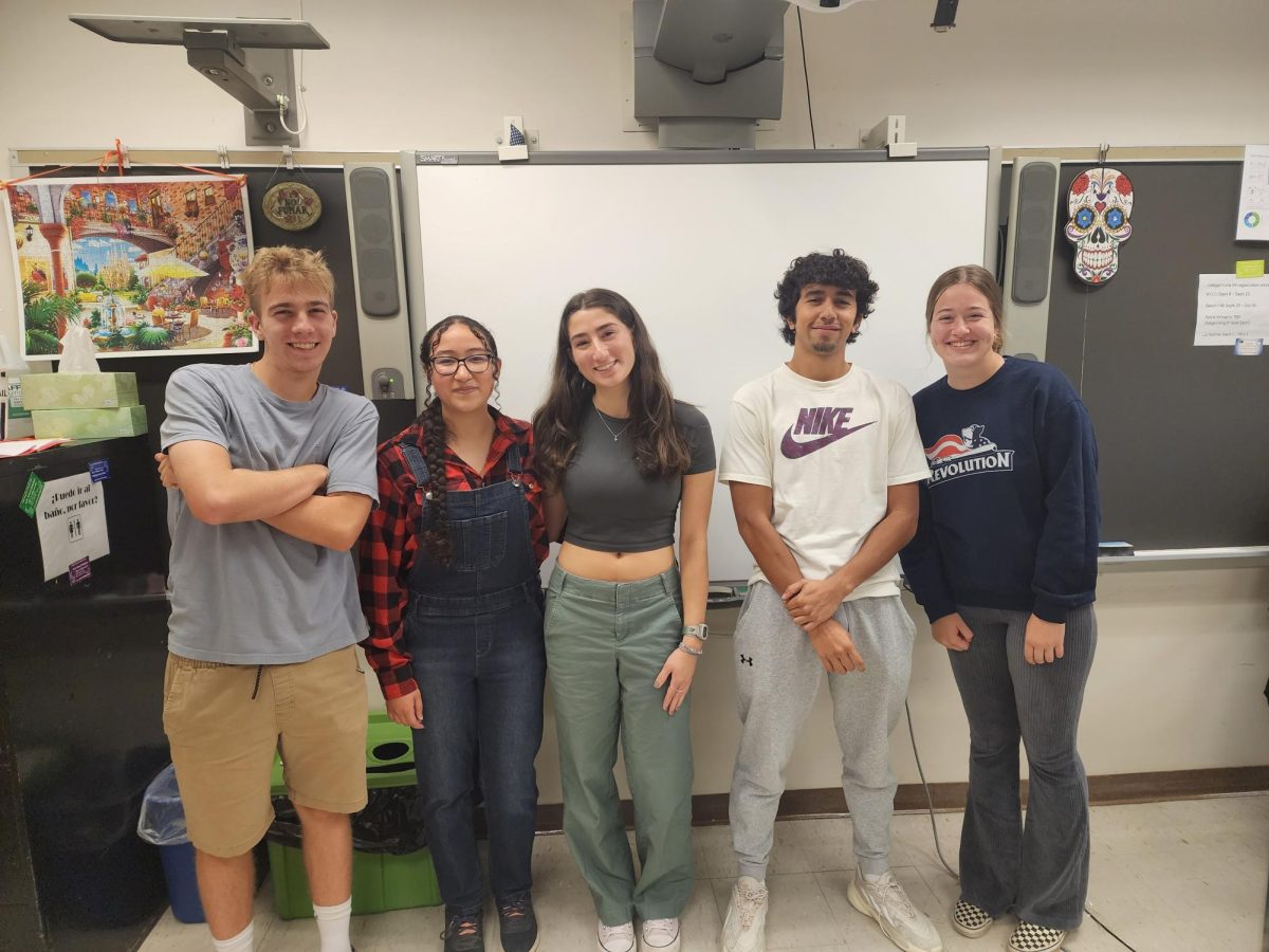 Students Left to Right: Benny Kudrick, Emily Flores, Kamille Horton, Francisco Lopez Diaz , and Rylie Fordyce 
