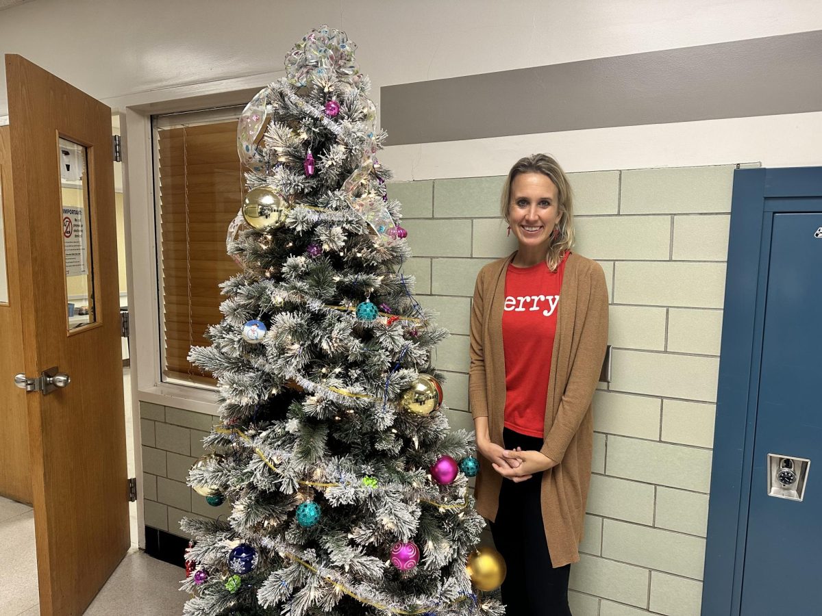 Mrs. Fetterman makes us all believe with her assortment of holiday trees.