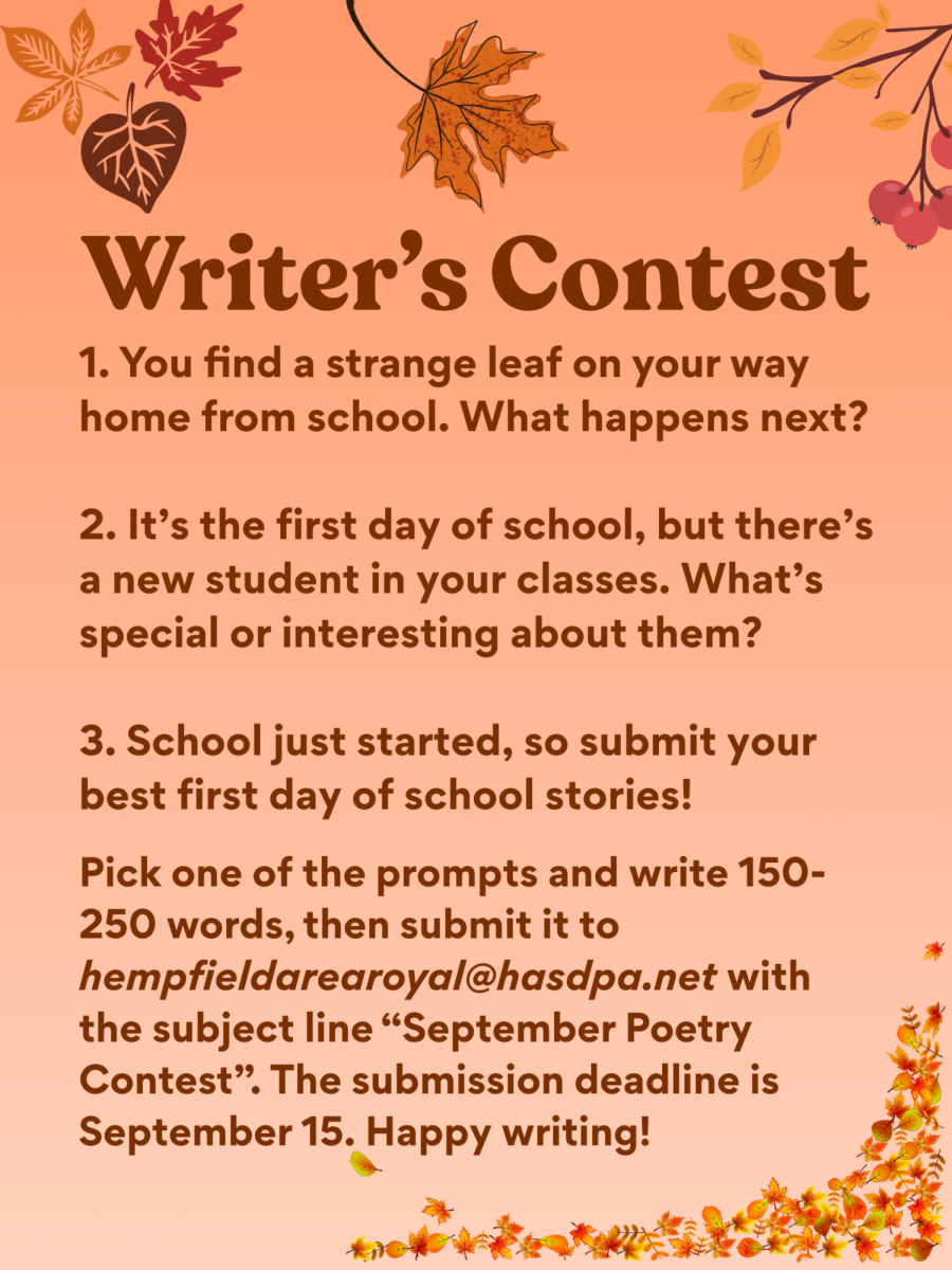 September Writer's Contest