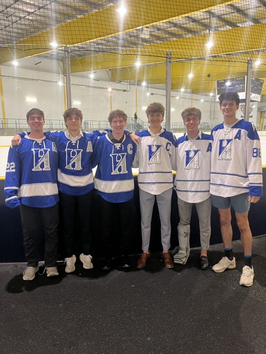 Captains Evan Dunlap, JJ Williams, Jonny Holtzman, Mats Martz, Nino DiPietro, and Nick Crupie
