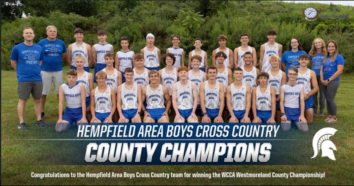 Boys Cross Country wins the County Meet