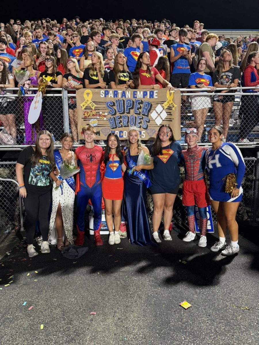 Mini-Thon Team at the Homecoming Game